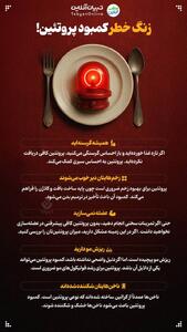 زنگ خطر کمبود پروتئین!