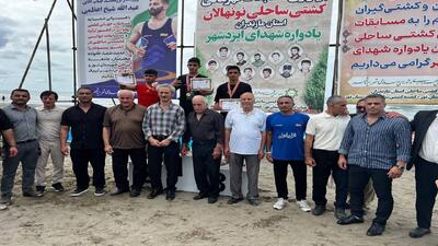 قائمشهر بر سکوی قهرمانی کشتی ساحلی نونهالان مازندران