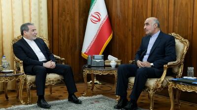 دیدار سرکنسول جدید ایران در آستاراخان با وزیر امور خارجه