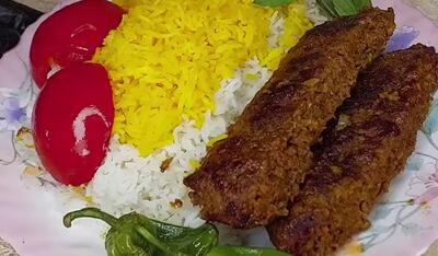 کباب تابه ای بدون روغن خوشمزه و آسان!