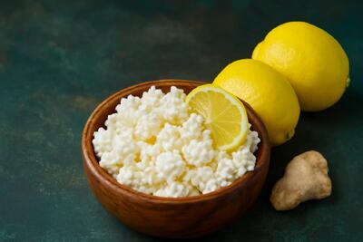 طرز تهیه پنیر فوق العاده خوشمزه با زنجبیل و لیمو + خواص درمانی شگفت انگیز