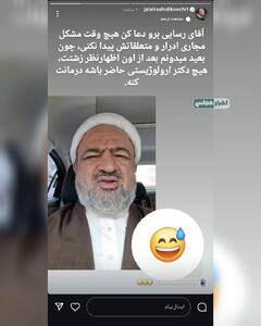 عکس/ استوری جنجالی رشیدی کوچکی علیه رسایی | اقتصاد24