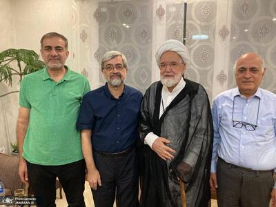 مشاوران میرحسین به دیدار کروبی رفتند |  انصاف نیوز