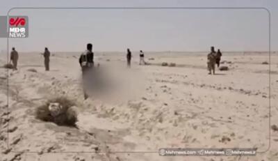تصاویری از درگیری با تروریست‌های مسلح در شهرستان نیمروز سیستان و بلوچستان