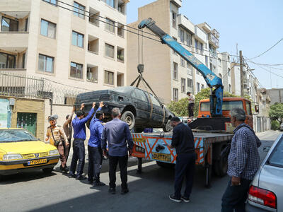 پاکسازی شهر از اسقاطی ها