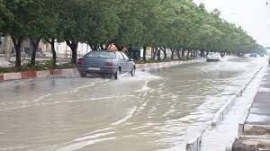 بارش باران در شهر بابک شرق هرمزگان + ویدئو