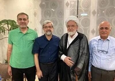 دیدار مشاوران میرحسین موسوی با مهدی کروبی + عکس