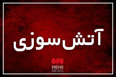سوله هزارمتری آرد در شیراز طمعه حریق شد