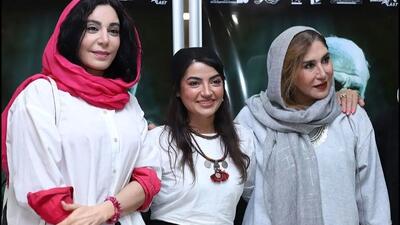 تصاویر؛ حاشیه‌هایی از اکران فیلم مرجان / از استایل مونوکروم نسیم ادبی تا کت شلوار پوشی سحرا اسداللهی