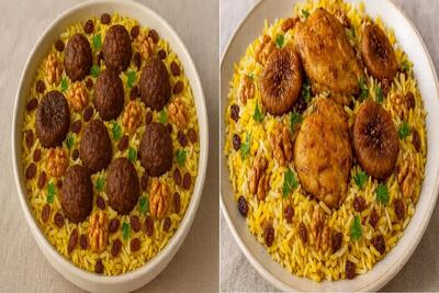 طرز تهیه انجیر پلو خوشمزه با دستور اصیل و نکات طلایی/تجربه‌ شیرین غذای سنتی ایرانی