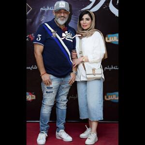 نذری پختن مهران غفوریان و همسرش در اربعین + عکس