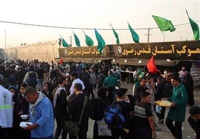 آغاز فعالیت موکب کفشداران حرم مطهر رضوی در ملک‌آباد مشهد - تسنیم