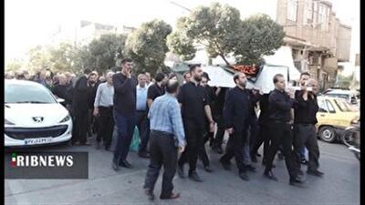 تشییع پیکر مادر شهید خوش نژاد در قم