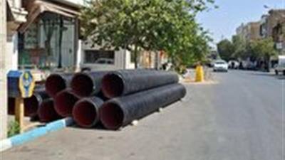 اجرای طرح هدایت آب‌های سطحی در خیابان‌های شهدای مریم آباد، خرمشهر و خیام