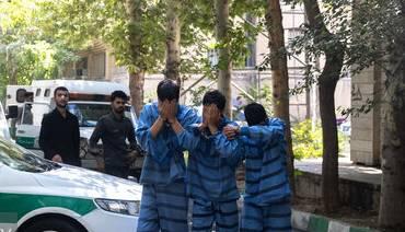 سارقان زورگیر موتورسوار در چنگ قانون