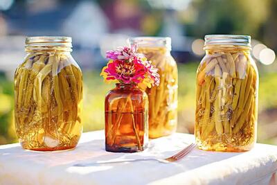 طرز تهیه ترشی لوبیا سبز