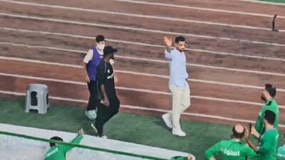 لباس شخصی‌های پرسپولیس به ورزشگاه رسیدند (فیلم)