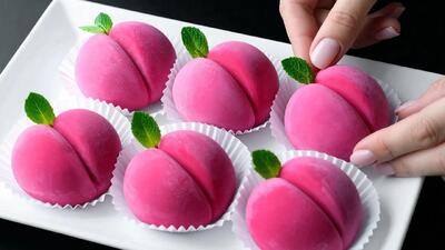 طرز تهیه موچی ژاپنی با توت ها | خوشمزه ترین دسر دنیا