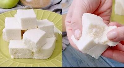 طرز تهیه مارشمالو سیب خانگی