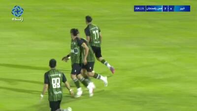 گل اول خیبر خرم آباد به مس رفسنجان (احسان حسینی)