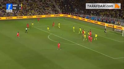 گل ویتینیا به نانت (نانت 0-1 پاری سن ژرمن) - پارس فوتبال