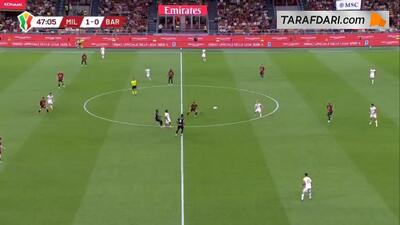 گل کریستین پولیشیچ به باری (میلان 2-0 باری) - پارس فوتبال