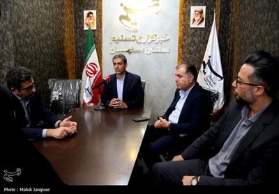 حضور مدیرعامل شرکت توزیع برق استان اصفهان در دفتر تسنیم- عکس صفحه استان تسنیم | Tasnim