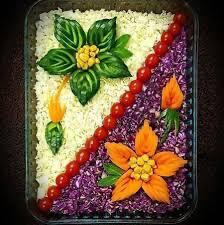 ایده تزئین سالاد برای مهمونی هاتون