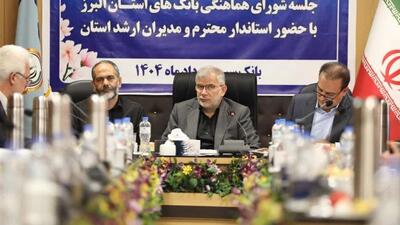 استاندار البرز: بانک ها سرمایه گذاری در پروژه های اقتصادی را تسهیل کنند