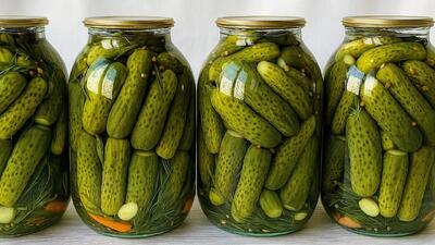 طرز تهیه خیارشور فوری ترد و خوشمزه بدون له شدن و کپک زدن