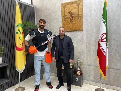 بیرانوند دروازه بان تیم ملی هاکی شد !