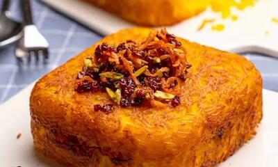 طرز تهیه ته‌چین قیسی قجری؛ غذای مورد علاقه مظفرالدین شاه