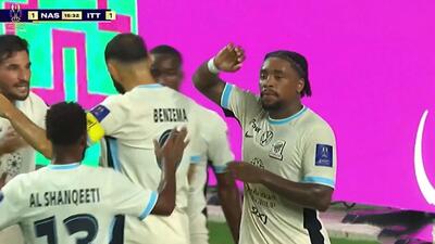 گل اول الاتحاد به النصر (استیون برخواین)