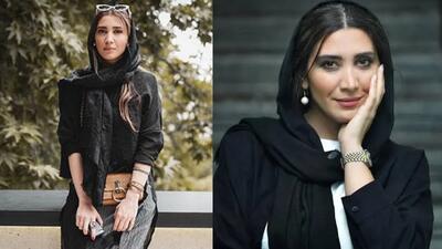 تصویر روز | نیکی مظفری در نمایشگاه برادر گلشیفته فراهانی با استایل کپی | گلی شی