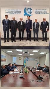 رایزنی سفیر ایران با رئیس موسسه مطالعات استراتژیک قزاقستان