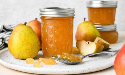 طرز تهیه مربای گلابی+ نکات شکرک نزدن آن