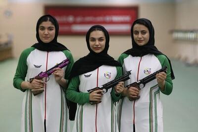 تیم تپانچه ۱۰ متر دختران نوجوان صاحب مدال نقره آسیا شد - پارس فوتبال