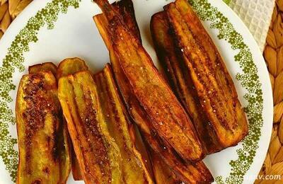 طرز تهیه بادمجون در هواپز بدون لاستیکی شدن