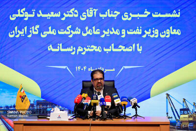 نشست خبری مدیرعامل شرکت ملی گاز ایران