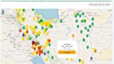 کیفیت هوای طبس در وضعیت ناسالم