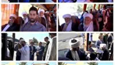 عزیمت کاروان زیارتی اهل سنت شهرستان درمیان به مشهدالرضا