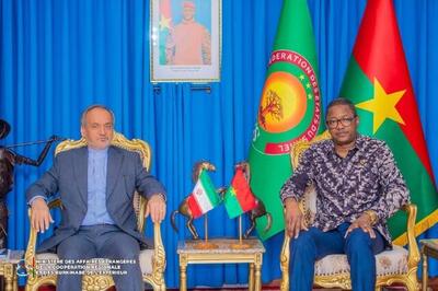 پیام‌های پزشکیان و عراقچی تسلیم وزیر خارجه بورکینافاسو شد