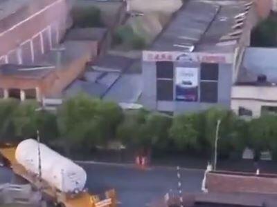 تصادف قطار با کامیون حامل سوخت در برزیل