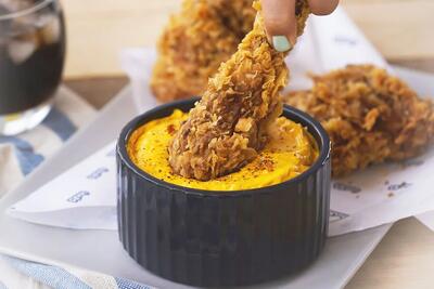 دیپ مرغ پنیری؛ اشتهات رو باز میکنه