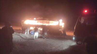 مرگ ۸۵ مهاجر اخراج شده افغان در تصادف اتوبوسی در هرات