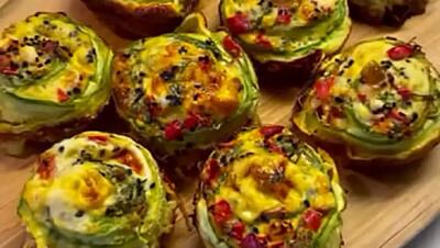 طرز تهیه مافین سبزیجات (فیلم)