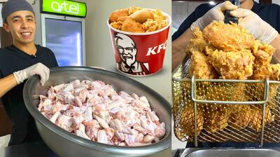 آسان ترین روش درست کردن KFC خانگی خوشمزه با طعمی مثل رستورانها