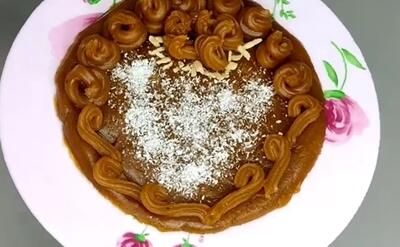 طرز تهیه حلوا سه آرد مجلسی / خوشمزه و آسان