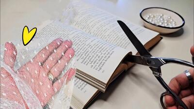 ترفندی برای ساخت کتاب های قدیمی که عاشقش خواهید شد/ تبدیل زباله به گنج!