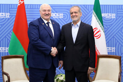 رویترز:دیدار جنجالی روسای جمهور ایران و بلاروس